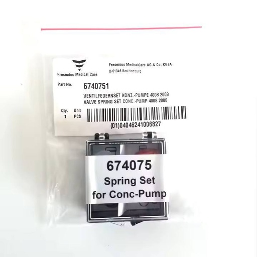 VALVE SPRING SET FOR ACID PUMP by Fresenius Medical Care (674075) فنر پمپ اسید فرزنیوس